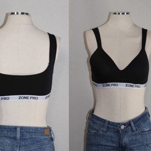 Zone Pro Black Bra